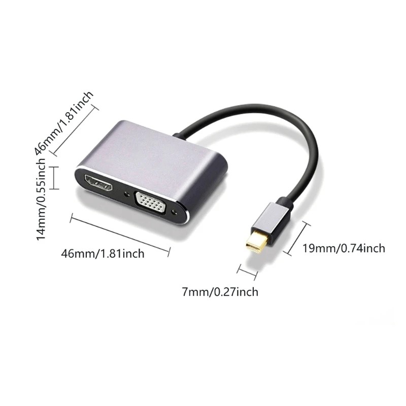 B2QF ̴ DP HDMIS VGA 2 in 1  4K 1080p Ȩ þ 繫 ÷̸ 